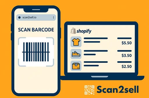 Barcode Scanning App for Shopify: Upload Products in Seconds